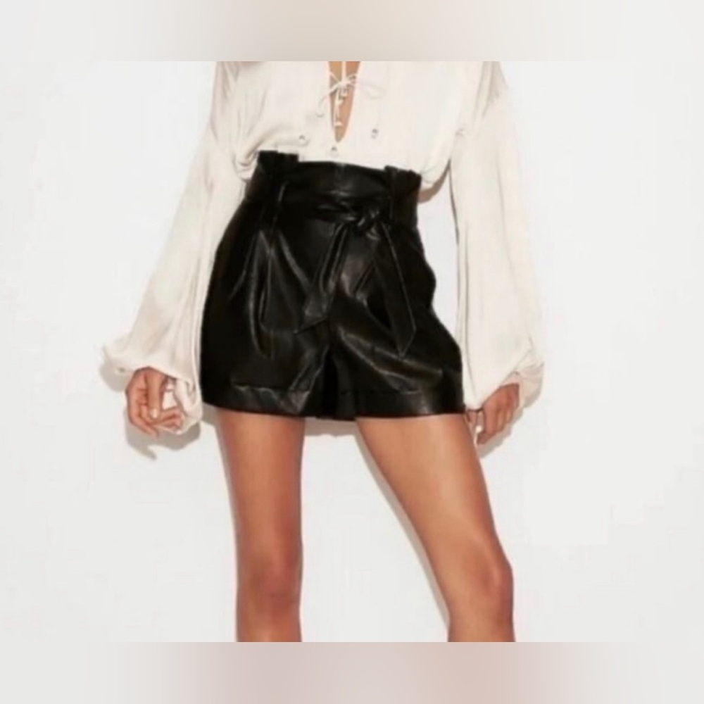 Express Leather Shorts